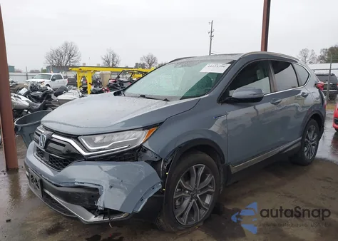 2020 Honda Cr-V Hybrid Touring из США, поврежденный, VIN 7FART6H98LE007566